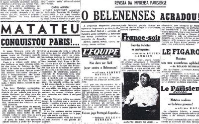 22 de Junho de 1955 – Estreia na Taça Latina, com Real Madrid