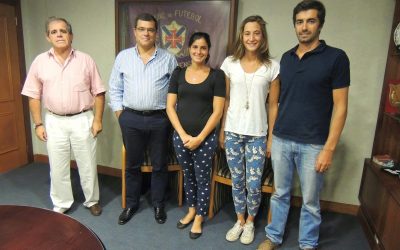 Diana e Simão recebidos pela Direcção