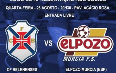 Elpozo/Murcia na apresentação aos sócios da equipa de Futsal