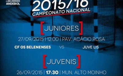 Andebol: arrancam os Nacionais dos escalões de formação