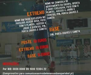 Basquetebol: quer ser parte da equipa?
