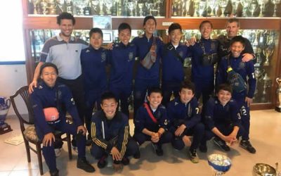 Sub-16 Japoneses em estágio no Restelo