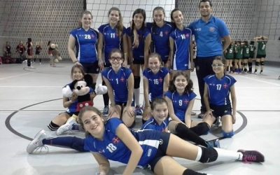 Formação de Voleibol presente no Eurobol