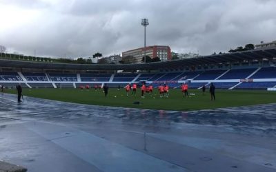 Bayern Treinou no Restelo