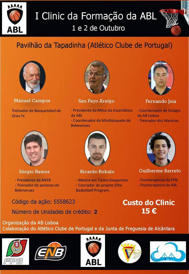 1º Clinic da Formação da Associação de Basquetebol de Lisboa