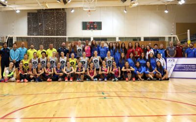 Todos em preparação para uma época de sucesso no Voleibol