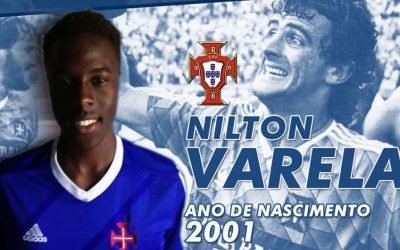 Nilton varela na Selecção Nacional Sub-17