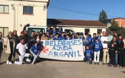 Sub-18 e Sub-16 do Rugby solidários em Arganil