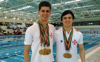 Tiago Neves e Miguel Cruz conquistam 7 títulos nacionais de Natação Adaptada
