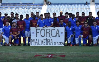 Momento de solidariedade para com o GD Malveira da Serra
