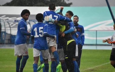 Belenenses mantém-se invicto em tarde de chuva torrencial