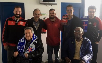 Embaixada do Flamengo em Lisboa visitou o Estádio do Restelo