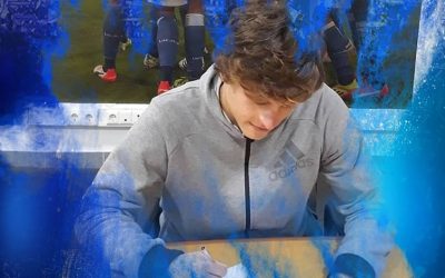 Gustavo Ricci assina contrato de formação