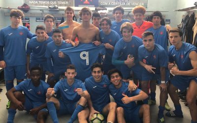 Pleno de vitórias na manhã do futebol de formação