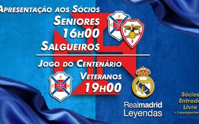 Salgueiros e as Lendas do Real Madrid visitam o Restelo em tarde de muito futebol