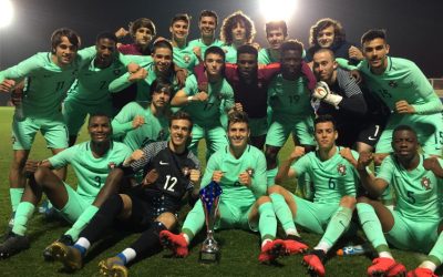 Selecção Sub-18 vence em Espanha com o guarda-redes do Belenenses João Oliveira