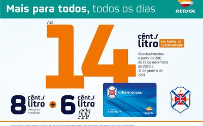 Sócios com mais vantagens Com o cartão Belenenses / Repsol