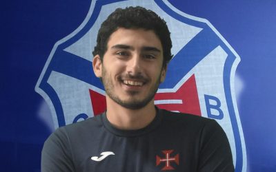Samuel Santos, João Paulo Brito e Benny Ribolhos na estrutura dos Sub-21