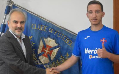 Pipo chega do Cova da Piedade para reforçar o plantel de Hugo Martins