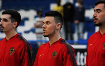 Gonçalo Cardoso em acção na Selecção Nacional Sub-21