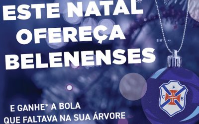 Agarra a bola de Natal do Belenenses
