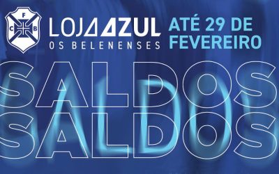 Arrancam os saldos da Loja Azul