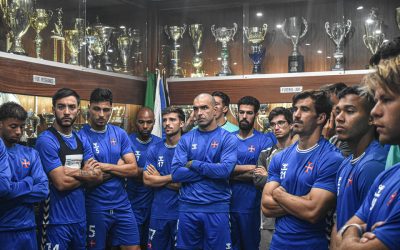 Tiago Zorro, equipa técnica e plantel visitaram o Museu do Belenenses